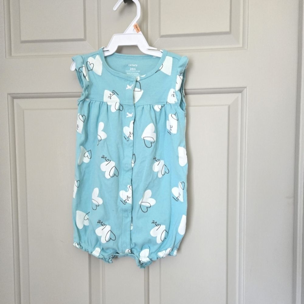 3/$15 Carters Romper Suze 24 M